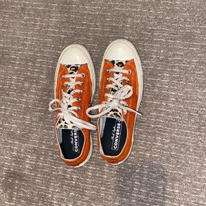 Converse Chunk Taylor All Star 70 low (Orange, cheetah print) (rare)